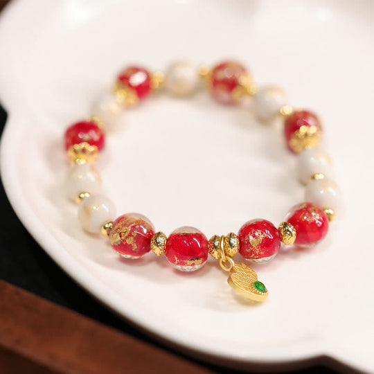 Gourd Wealth Charm - Liuli Bracelet