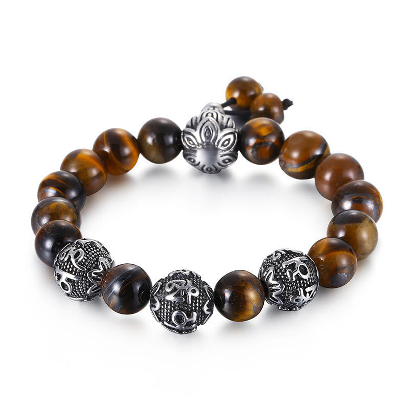Mani Padme Hum Protection Natural Bracelet