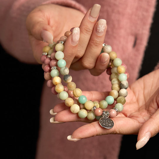Lotus Compassion Bracelet: 108 Mala