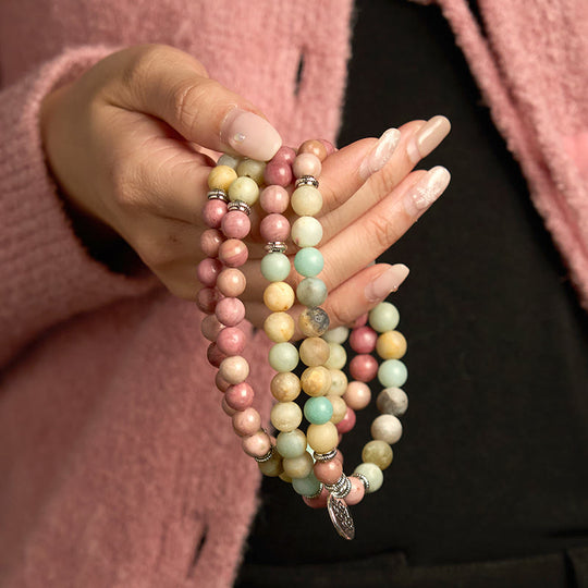Lotus Compassion Bracelet: 108 Mala