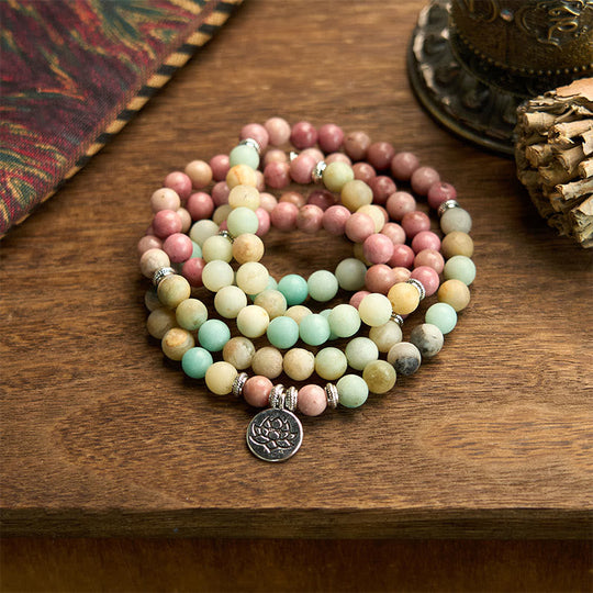 Lotus Compassion Bracelet: 108 Mala