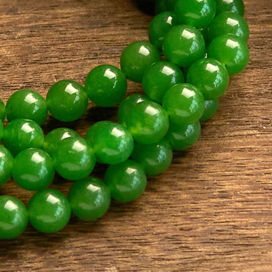 Cyan Jade 108 Mala Beads Bracelet