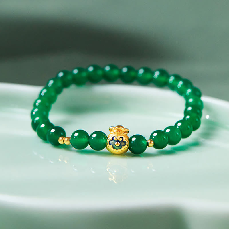 Sterling Silver Lucky Bag Bracelet