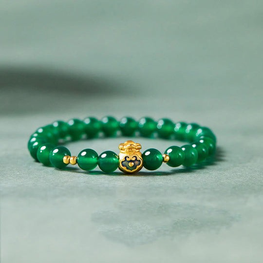 Sterling Silver Lucky Bag Bracelet