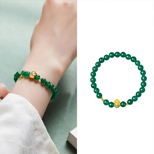 Sterling Silver Lucky Bag Bracelet