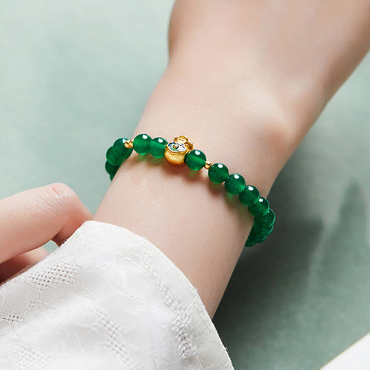 Sterling Silver Lucky Bag Bracelet