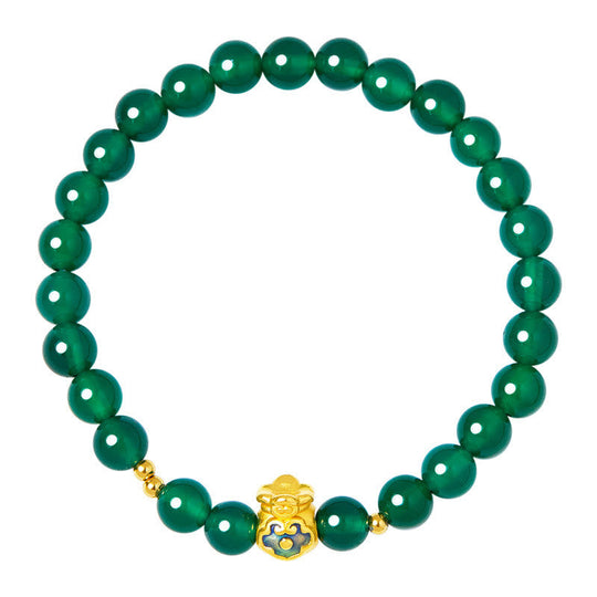 Sterling Silver Lucky Bag Bracelet