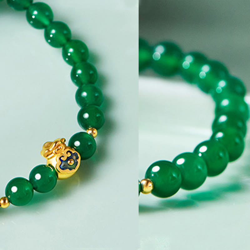 Sterling Silver Lucky Bag Bracelet