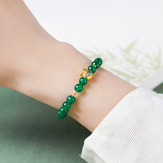 Sterling Silver Lucky Bag Bracelet
