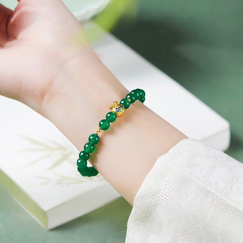 Sterling Silver Lucky Bag Bracelet