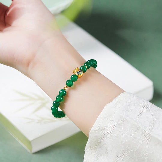 Sterling Silver Lucky Bag Bracelet