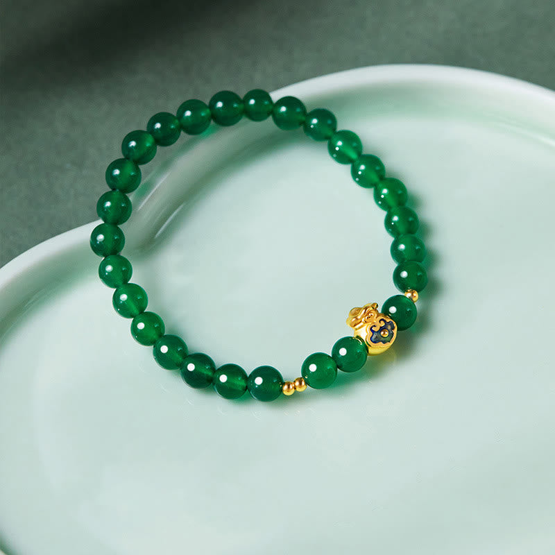 Sterling Silver Lucky Bag Bracelet