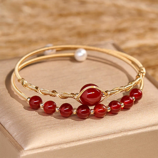 Gold-filled Copper Bracelet Natural Cuff