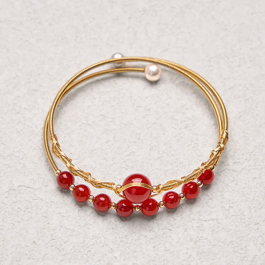 Gold-filled Copper Bracelet Natural Cuff