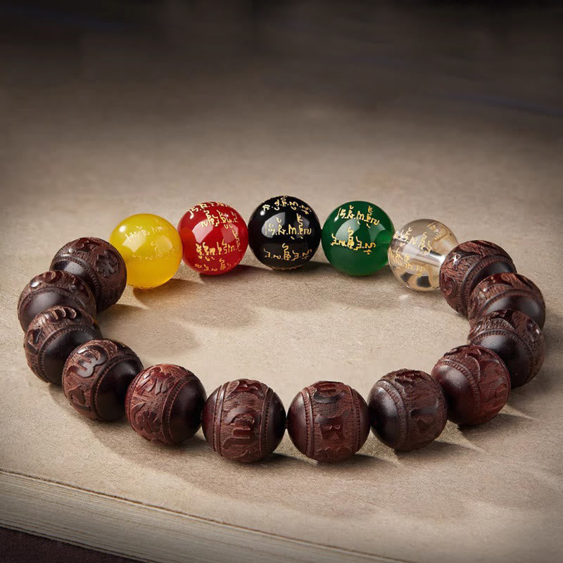 Small Leaf Red Sandalwood - Bracelet