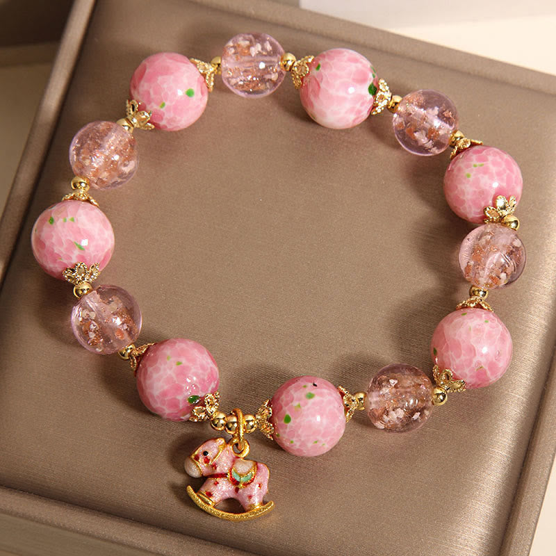Liuli Rocking Horse Charm Bracelet