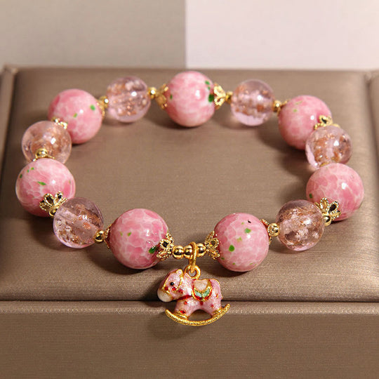 Liuli Rocking Horse Charm Bracelet