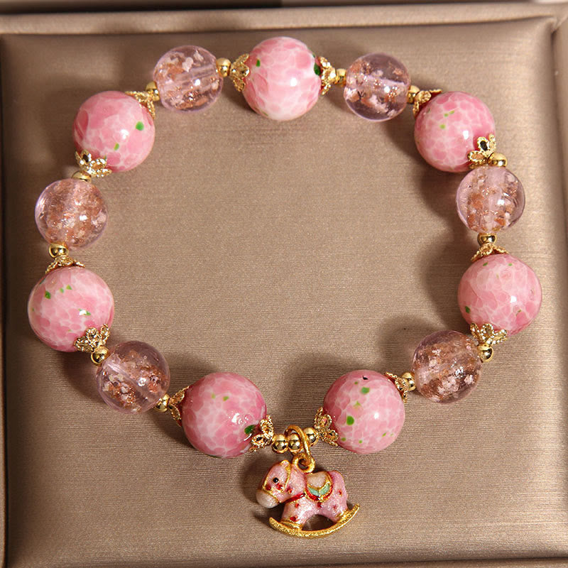 Liuli Rocking Horse Charm Bracelet
