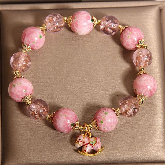 Liuli Rocking Horse Charm Bracelet