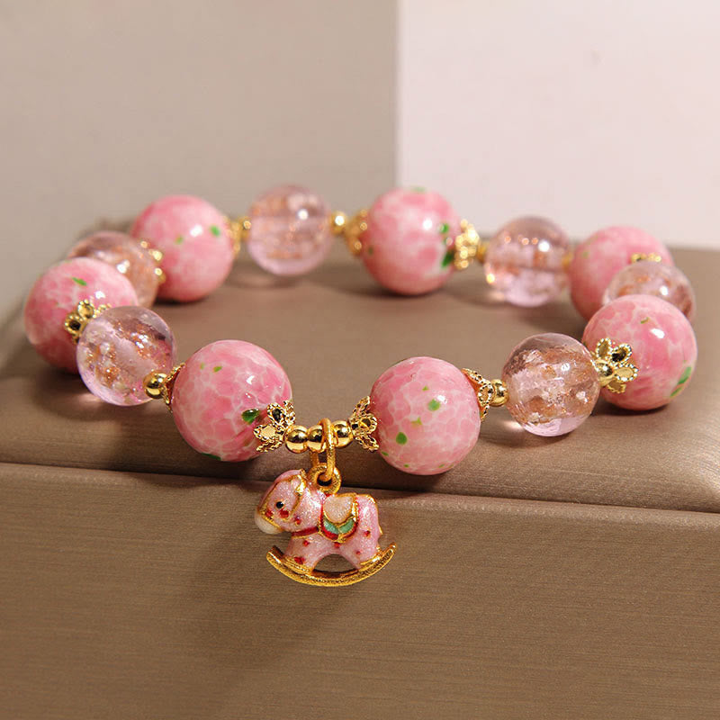 Liuli Rocking Horse Charm Bracelet