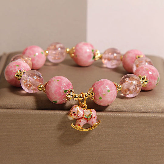 Liuli Rocking Horse Charm Bracelet