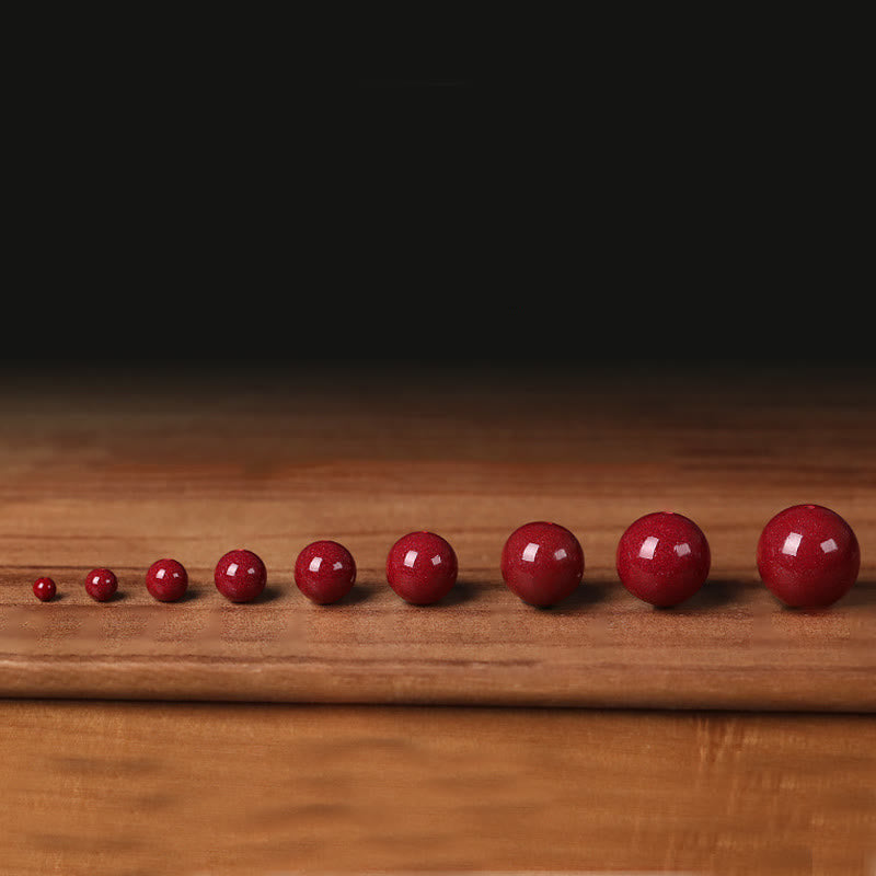 Gourd Pearl Cinnabar Blessing Beads Bracelet