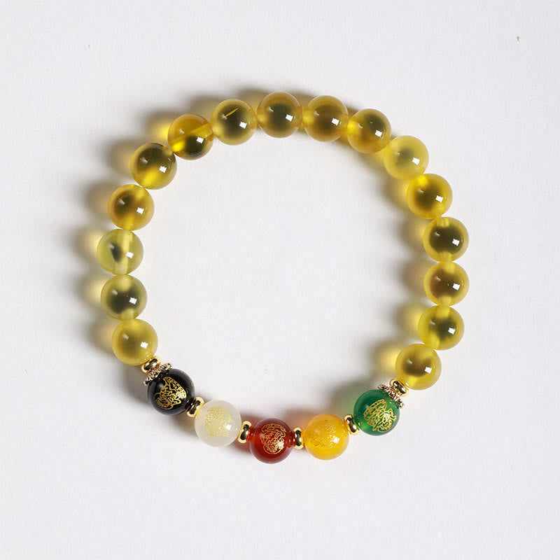 Natural Colorful Candy Agate - Bracelet