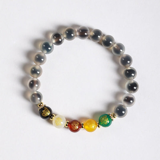 Natural Colorful Candy Agate - Bracelet