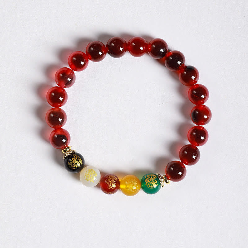 Natural Colorful Candy Agate - Bracelet