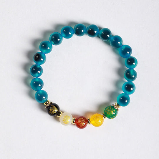 Natural Colorful Candy Agate - Bracelet