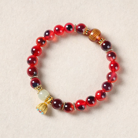 Natural Colorful Candy Agate Healing Bracelet