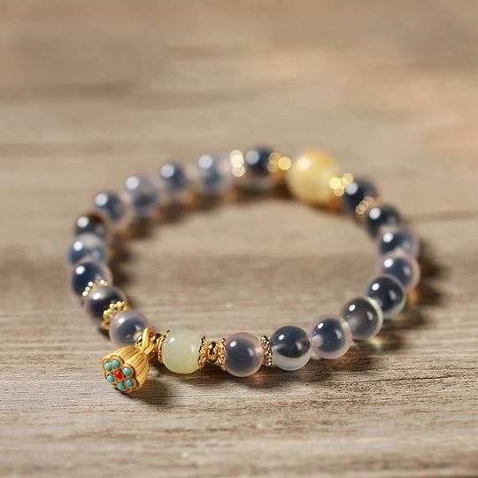 Natural Colorful Candy Agate Healing Bracelet