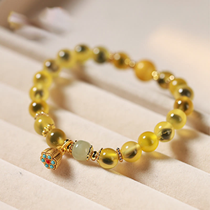 Natural Colorful Candy Agate Healing Bracelet