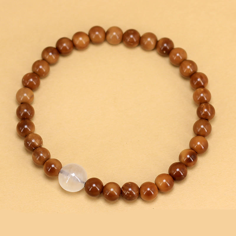Lucky Agate Stone Kuka Seed Bracelet