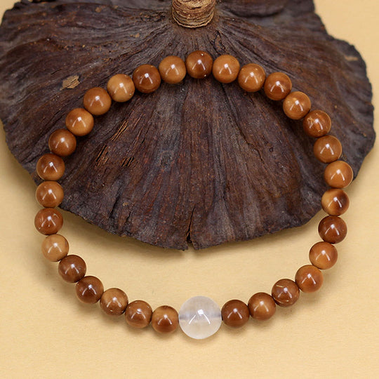 Lucky Agate Stone Kuka Seed Bracelet