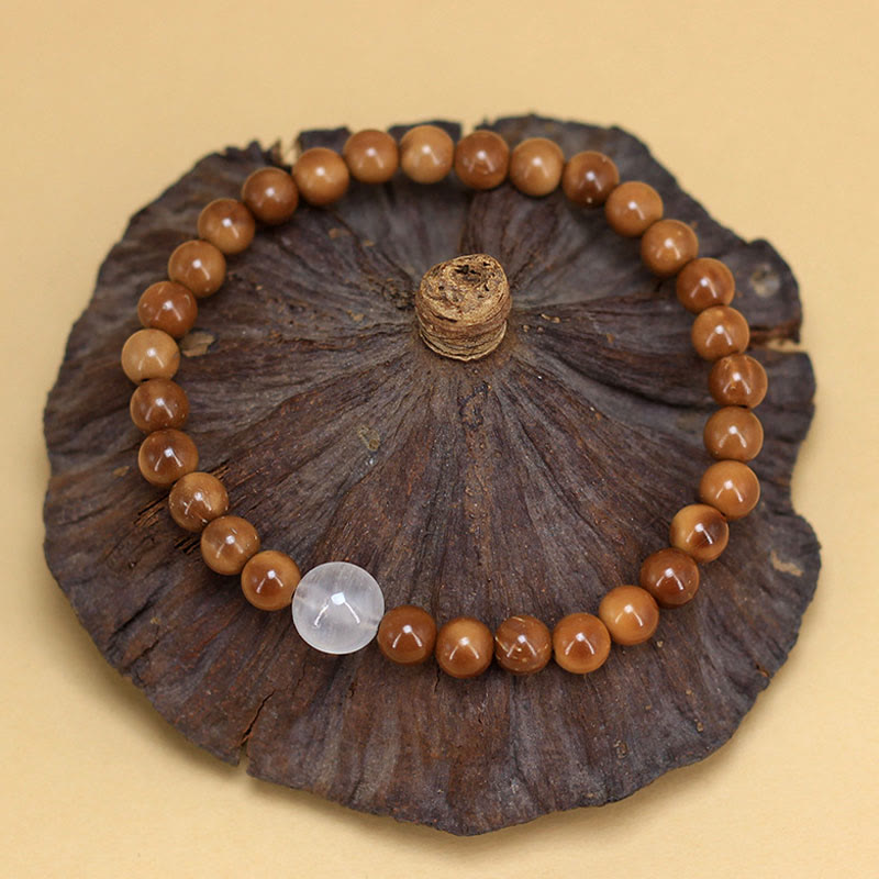 Lucky Agate Stone Kuka Seed Bracelet