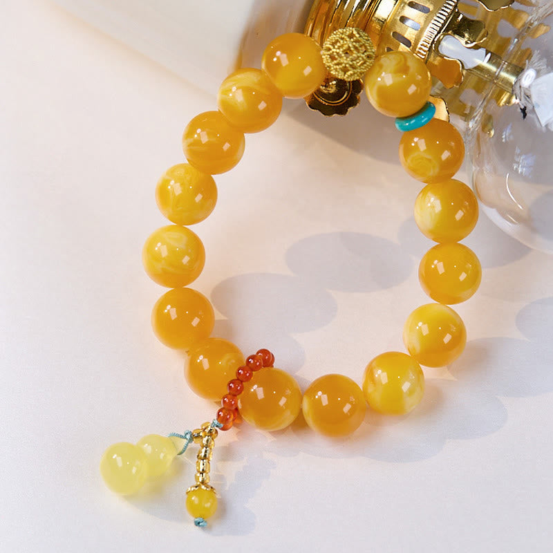 Amber Gourd Multilayer Confidence Bracelet