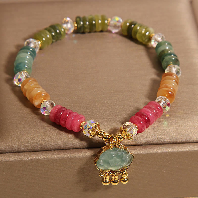 Colorful Abacus Beads Auspicious Cloud Bracelet