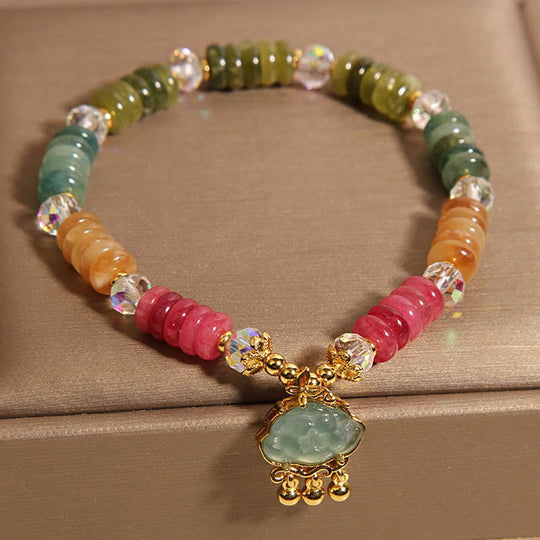 Colorful Abacus Beads Auspicious Cloud Bracelet