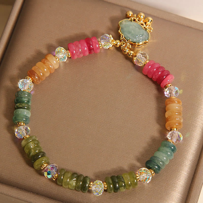 Colorful Abacus Beads Auspicious Cloud Bracelet