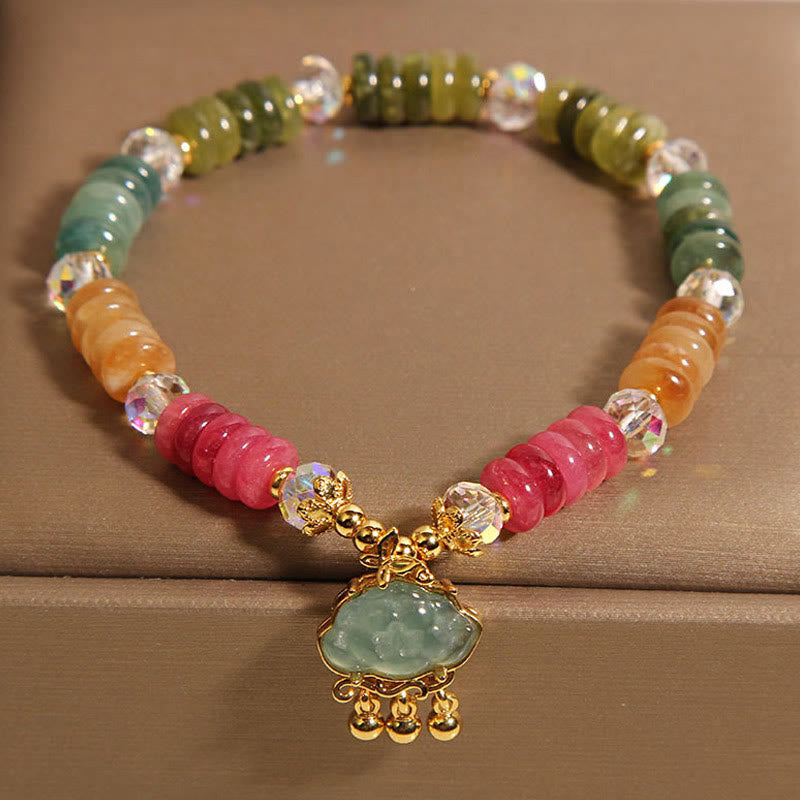 Colorful Abacus Beads Auspicious Cloud Bracelet