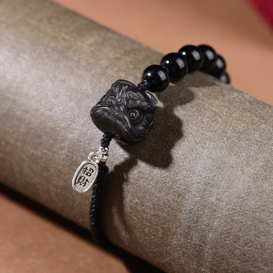 Charming Cat & Dancing Lion Bracelet