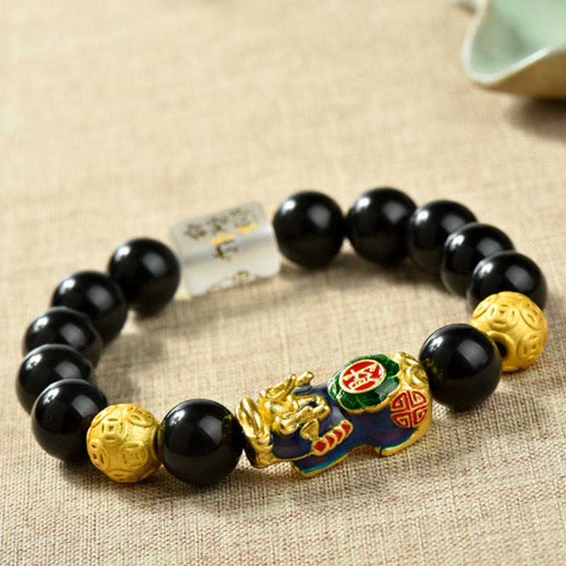 Feng Shui Copper Pixiu Wealth Bracelet