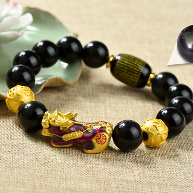 Feng Shui Copper Pixiu Wealth Bracelet