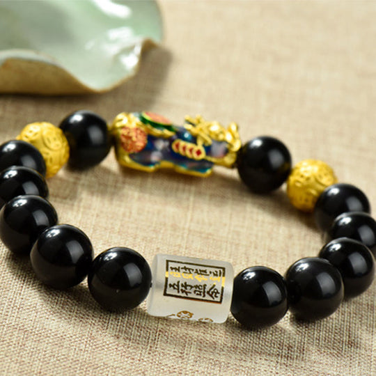 Feng Shui Copper Pixiu Wealth Bracelet