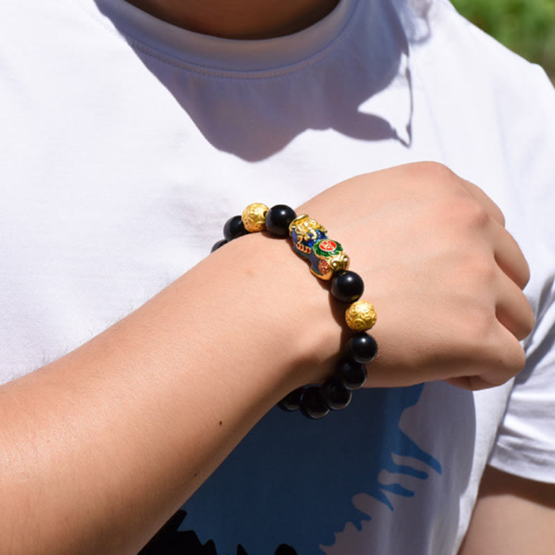 Feng Shui Copper Pixiu Wealth Bracelet