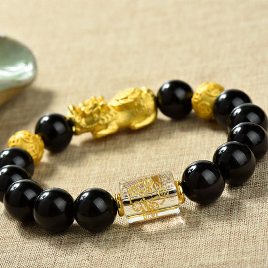 Feng Shui Copper Pixiu Wealth Bracelet