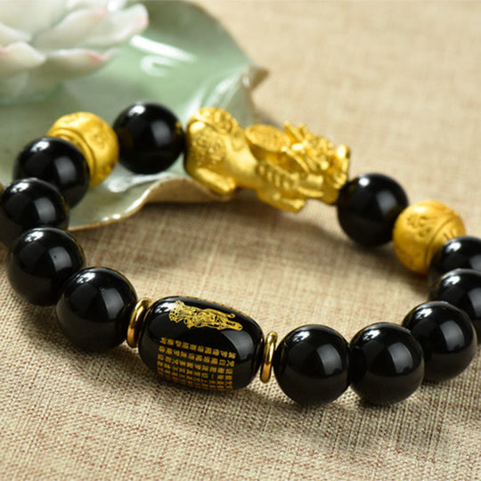Feng Shui Copper Pixiu Wealth Bracelet