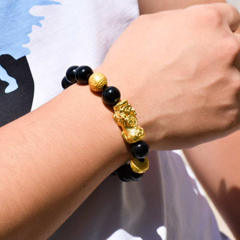 Feng Shui Copper Pixiu Wealth Bracelet