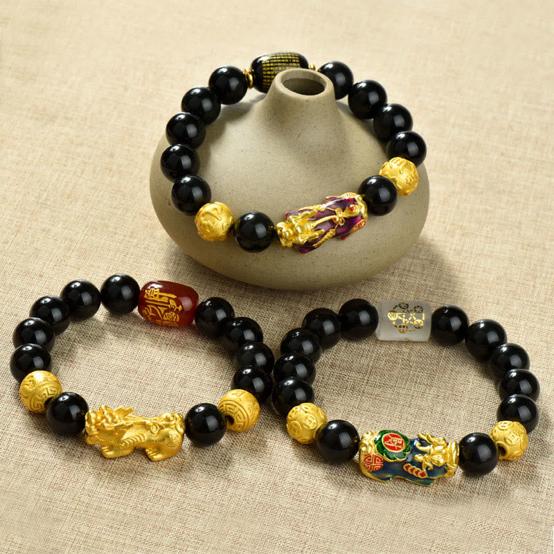 Feng Shui Copper Pixiu Wealth Bracelet